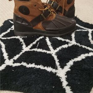 Polo by Ralph Lauren Brown and Black Men's Boots